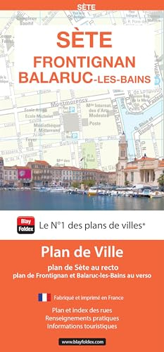 SÈTE, FRONTIGNAN, BALARUC - 2024 - Plan de ville