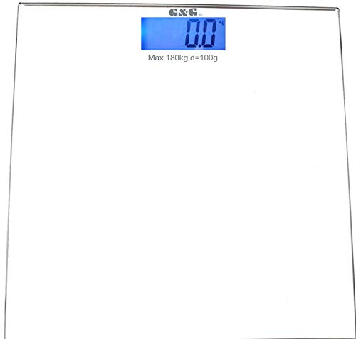 180kg A5 DESIGN Personenwaage Digitalwaage GLAS G&G (A5W)