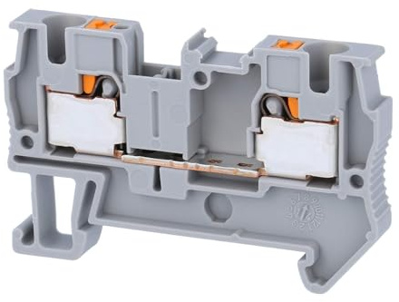 PHOENIX CONTACT PT 4 Durchgangsklemme, Grau, 800 V, 32 A, 2 Anzahl der Anschlüsse, 0.2 mm² - 6 mm² Querschnitt, Push-in-Anschluss, 10 Stück