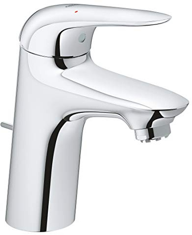 GROHE Eurostyle - Einhand-Waschtischarmatur (DN 15, S-Size, einstellbare Mengenbegrenzung), chrom, 23710003