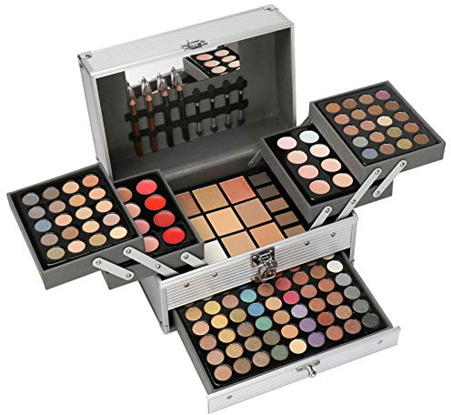 FantasyDay Juego de Maquillaje Xmas All in One Makeup Gift Set Incluye Corrector Camuflaje, Brillo de Labios, Brochas, Mascara, Blush, Sombra de Ojos, Delineador - Belleza Cosmético pour Cara y Labio