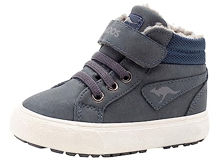 KangaROOS Unisex Kinder Kavu Iii Sneaker, Blau Dark Navy Grey 423, 27 EU