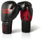 Paffen Sport Allround MESH Boxhandschuhe für das Training; schwarz/rot; 10UZ