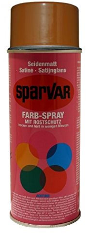 SparVar 6099705 Lackspray RAL 8001 Ockerbraun, 400 ml seidenmatt