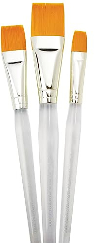 Royal and Langnickel All Media Glaze and Wash 3 Artist Paint Brush Set