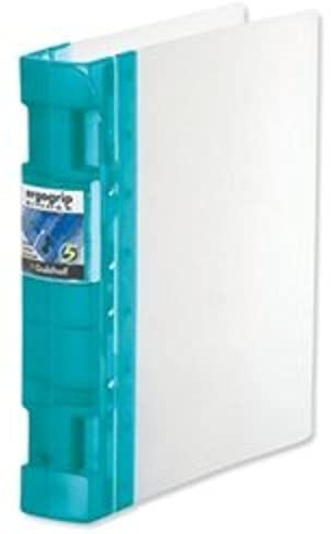 Guildhall GLX Ergogrip Polypropylene A4 Binder, 8 Prong/4 Ring, 55 mm Spine - Frost Green, Pack of 2