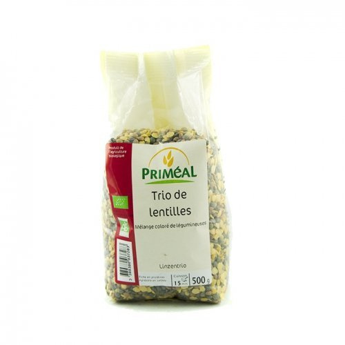 PRIMEAL - Trio de lentilles- 500 g