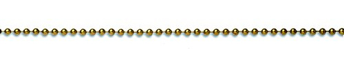 Chapuis BB512 Chaîne Boule Laiton poli 10 kg Diamètre 3,2 mm bobine de 12 m Dore