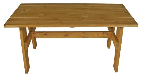 DEGAMO Gartentisch Freital 72x150cm, Massive Kiefer imprägniert