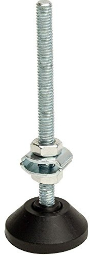 6 Large Toggle Clamp Foot w/Nuts & Washers - Oversized Stud Clamp Feet Provide Broader, Stable Clamping Pressure - Toggle Standard 5/16-18 TPI Stud - Works with Most Existing Toggle Clamps