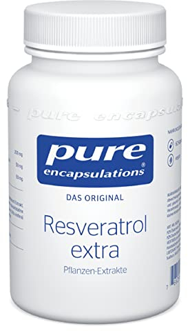 Pure Encapsulations - Resveratrol Extra - Natürliches Resveratrol mit Polyphenolen aus Traubenkern-Extrakt - 60 vegane Kapseln