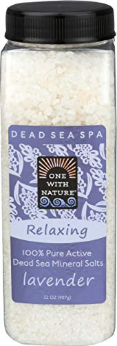 One with Nature Dead Sea Spa, Mineral Salts, Relaxing, Lavender, 32 oz (907 g)
