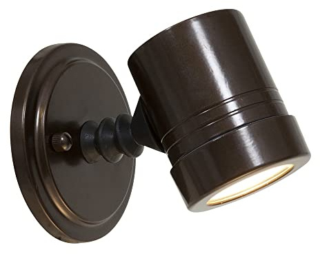 Access Lighting 23025LEDMG-BRZ/CLR Myra Outdoor LED Spotlight with Clear Glass Shade, Bronze