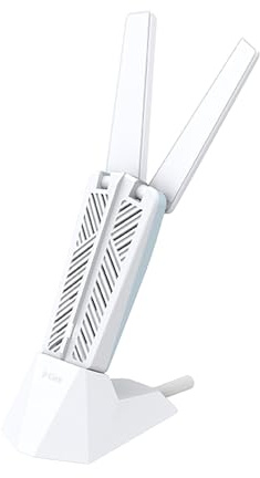 D-Link BE6500 Wi-Fi 7 USB Adapter (AE65U) – Tri-Band 6.5Gbps, Multi-Link Operation, USB 3.0, 4096-QAM, WPA3 Security, Foldable Antenna with Desktop Cradle – Windows 11/10