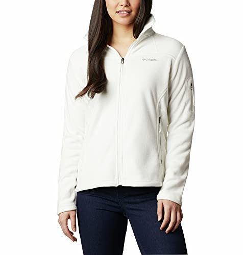 Columbia Fast Trek Jacket, Veste Polaire Entièrement Zippée Femme, Sea Salt, Taille L