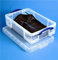 24.5 litre LARGE Really Useful clear storage box *MEGA BOX DEAL 2 FOR £29*