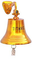 Massivem Messing Titanic Schiffsglocke 11 
