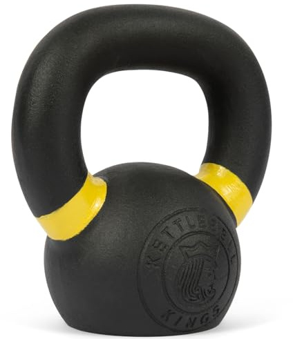 Kettlebell Kings Kettlebell kettlebell Kings | Powder Coat | Progettato per Crossfit, Esercizi di Allenamento della Forza & HIIT, Ragazza Donna Ragazzi Unisex Uomo, Powder Coat Kettlebell