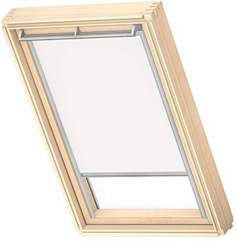 Tenda oscurante originale VELUX per M04, M34 Bianco con guida grigia