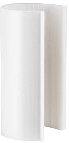 Snap Clamp 1/2 Inch X 4 Inches Wide For 1/2 PVC Pipe White 10 per Bag