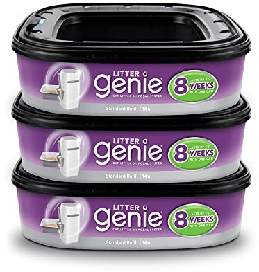 Litter Genie Standard kattsand avfallssystem påfyllningar – 3-pack