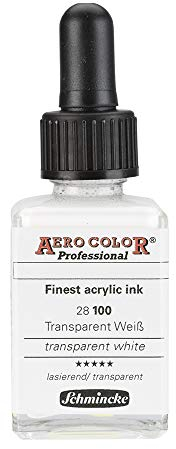 Transparent Weiß 28 ml Schmincke Aero Color 28 100 023 Airbrush Farbe