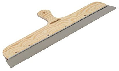 Fachada Espátula – Superficie espátula – Ancho – Espátula con mango de madera – acero inoxidable 600 x 48 mm – Modelo H2