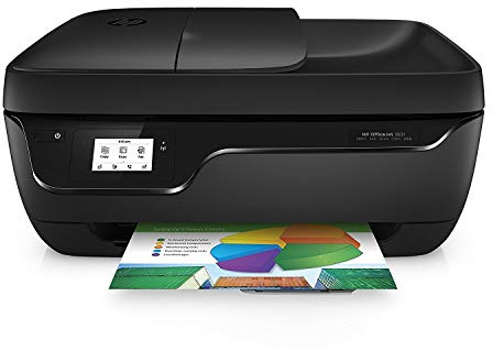 HP OfficeJet 3831 - Impresora multifunción (imprime, copia, escanea, WiFi, 512 MB, 600 x 300 DPI, 1200 x 1200 DPI, A4, 216 x 297 mm)