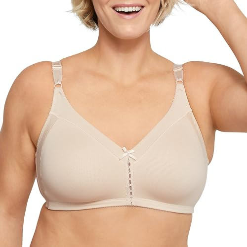 Bali womens Double Support Spa Closure Wirefree Df3372 bras, Soft Taupe, 34DD US