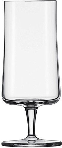 SCHOTT ZWIESEL Beer Basic Pilsner Glass 13 Ounce (Set of 6), Beer Tulip with Effervescent Point, Dishwasher-Safe Tritan Crystal Glasses, Made in Germany