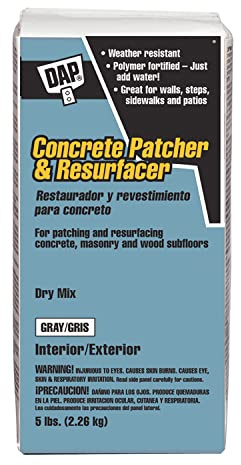 DAP Concrete Patcher and Resurfacer, Gray, 5 Lb (7079810466)