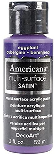 DecoArt Acrylics Mehrzweckfarbe, 59 ml, Aubergine Satin