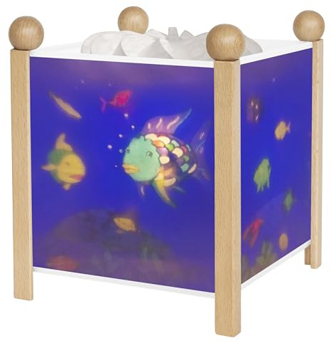 Trousselier - Lámpara mágica, diseño de peces, color blanco