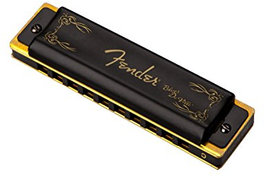 Fender Blues Deville Mundharmonika, C-Dur, Hochwertige Blues Harp, Phosphorbronze-Stimmzungen, klassischer Blues-Sound, ergonomisches Design, langlebige Qualität, für Anfänger & Profis