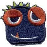 Mono-Quick GmbH Applikationen - Kids and Hits - aufbügelbar Kopf, Jeans farbig 1 St