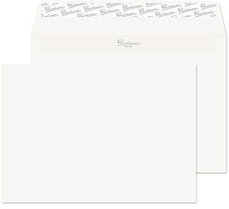 Blake Premium-Geschäftsumschläge mit selbstklebender Klappe, 120 g/m², weiß, Größe C5, 162 x 229 mm