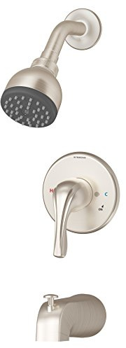 Symmons 9602-PLR-1.5-STN Origins 1-Handle Tub & Shower Faucet, Satin Nickel