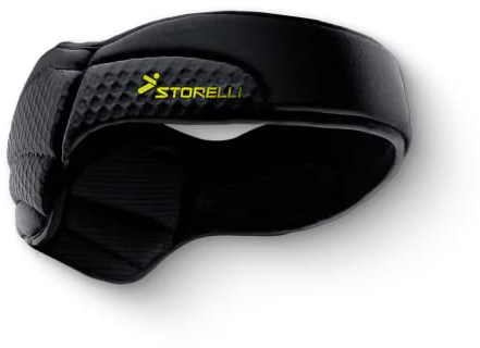 Storelli ExoShield Kopfschutz, Militärischer Kopfschutz, Schaumstoffgepolstertes Kopfband, Offizielle Kopfbedeckung des US Club Soccer, Schwarz, Size 1