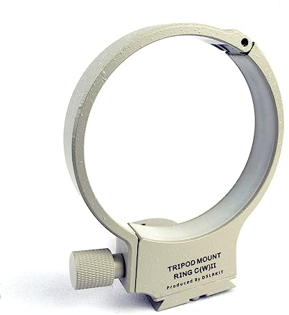 DSLRKIT Hochwertige Metall Stativschelle Tripod Mount Ring C (WII) für Canon 70-300mm f/4-5.6L
