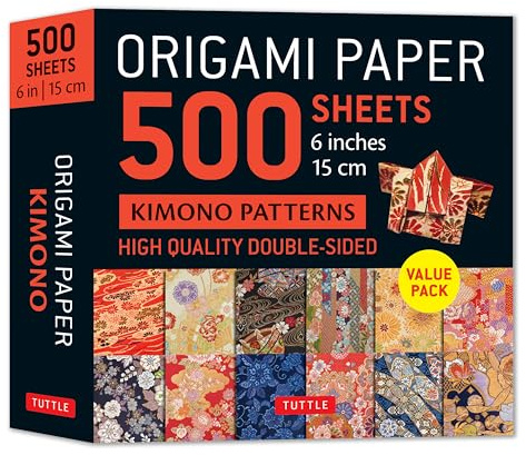 Origami Paper 500 Sheets Kimono Flowers 6 15 Cm