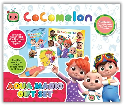 ALLIGATOR - CoComelon Aqua Magic Gift Set, Water Colouring for Children, CoComelon Colouring Book, CoComelon Gifts, Water Magic