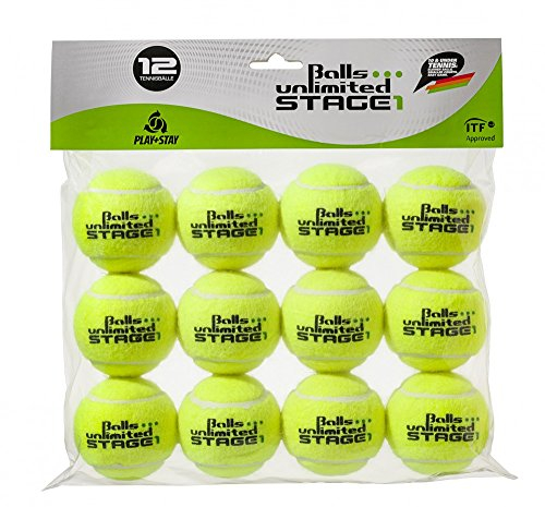 Balls ... unlimited Stage 1 Tournament (grün) Kinderbälle, Trainingsbälle 25% Druckreduziert, Methodikbälle - 12er Pack