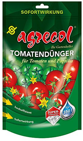 Premium Tomatendünger Paprikadünger Chilipflanzen Dünger mit Schnellwirkung - für 350 l Wasser hochkonzentriert und hochergiebig