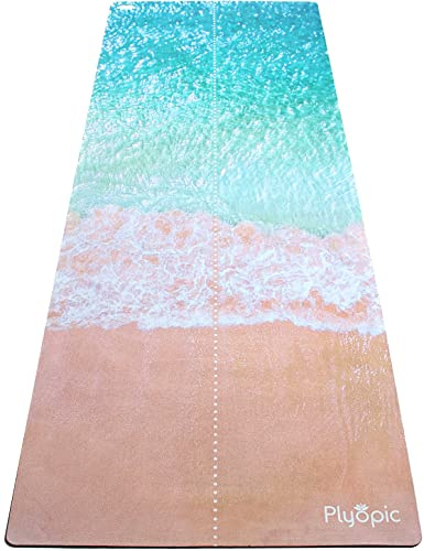 Plyopic Esterilla de Yoga | Antideslizante Colchoneta/Toalla de Lujo. Natural y Ecológica | Ideal para Yoga, Pilates, Ejercicio, Fitness, Hot o Bikram