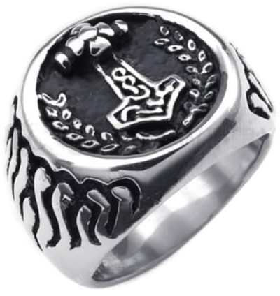 hotrodspirit – sigillring hammare celtic 13US masonique herrring