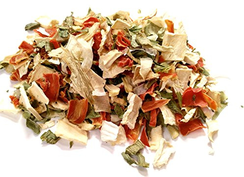 SPEEDRANGE Dried Vegetables Mixed - 1kg - Carrot, Parsnip, Leek, Celery, Tomato & Onion - Ideal for Soups & Stews - Premium Dehydrated Vegetables for Long Shelf Life - Dried & Mixed for Soup