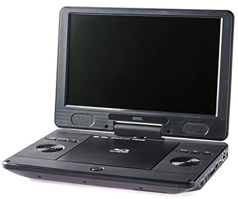 ONN 11 HD Display Portable Blu-Ray/DVD/CD Media Player with HDMI / USB / Ethernet / Ports and SD/MMC Card Reader 100009768 (Renewed)