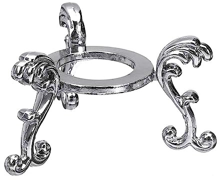 LOTOWELZON Silver Crystal Ball Display Wedding Favor Home Decor Base Stand