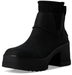 UGG Women's Moxy Chelsea Fashion Boot, Black, 4 UK