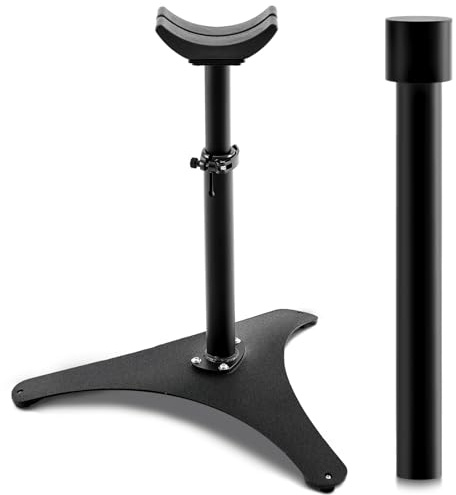Zonon Farrier Horse Hoof Stand, Black, Metal Triangular Base